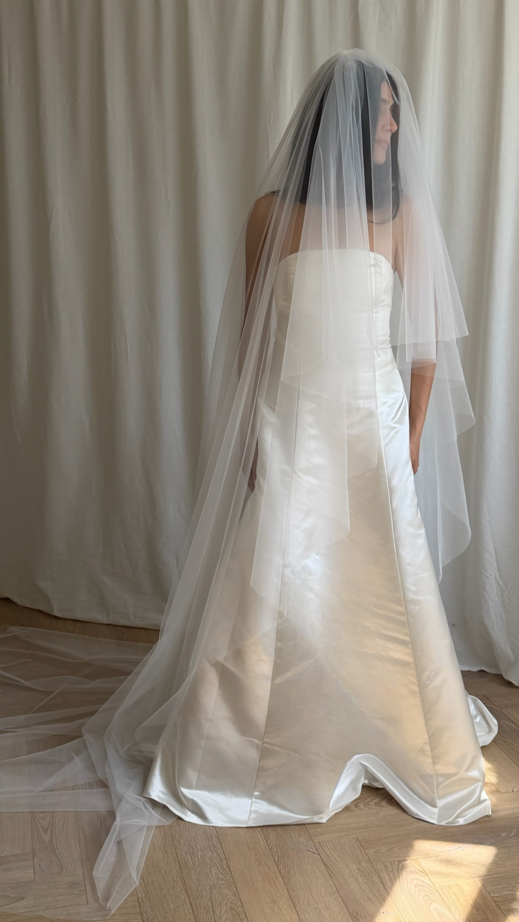 CLASSIC SWEETHEART BLUSHER VEIL (#4004)