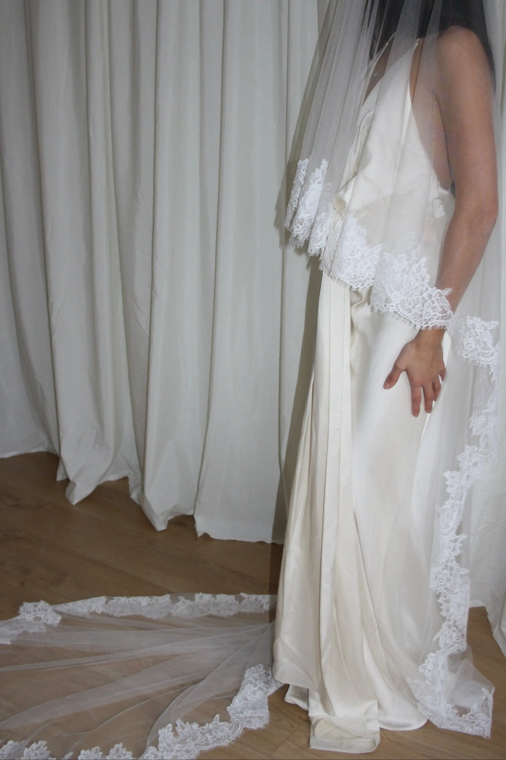 signature soft tulle drop veil